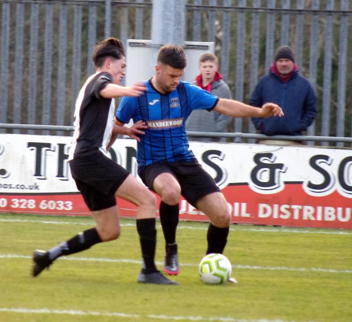 Hakin skipper Ashley Bevan in control